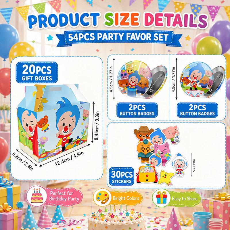 PLIM Cartoon Pattern Paper box - Art Craft Event recension och pris