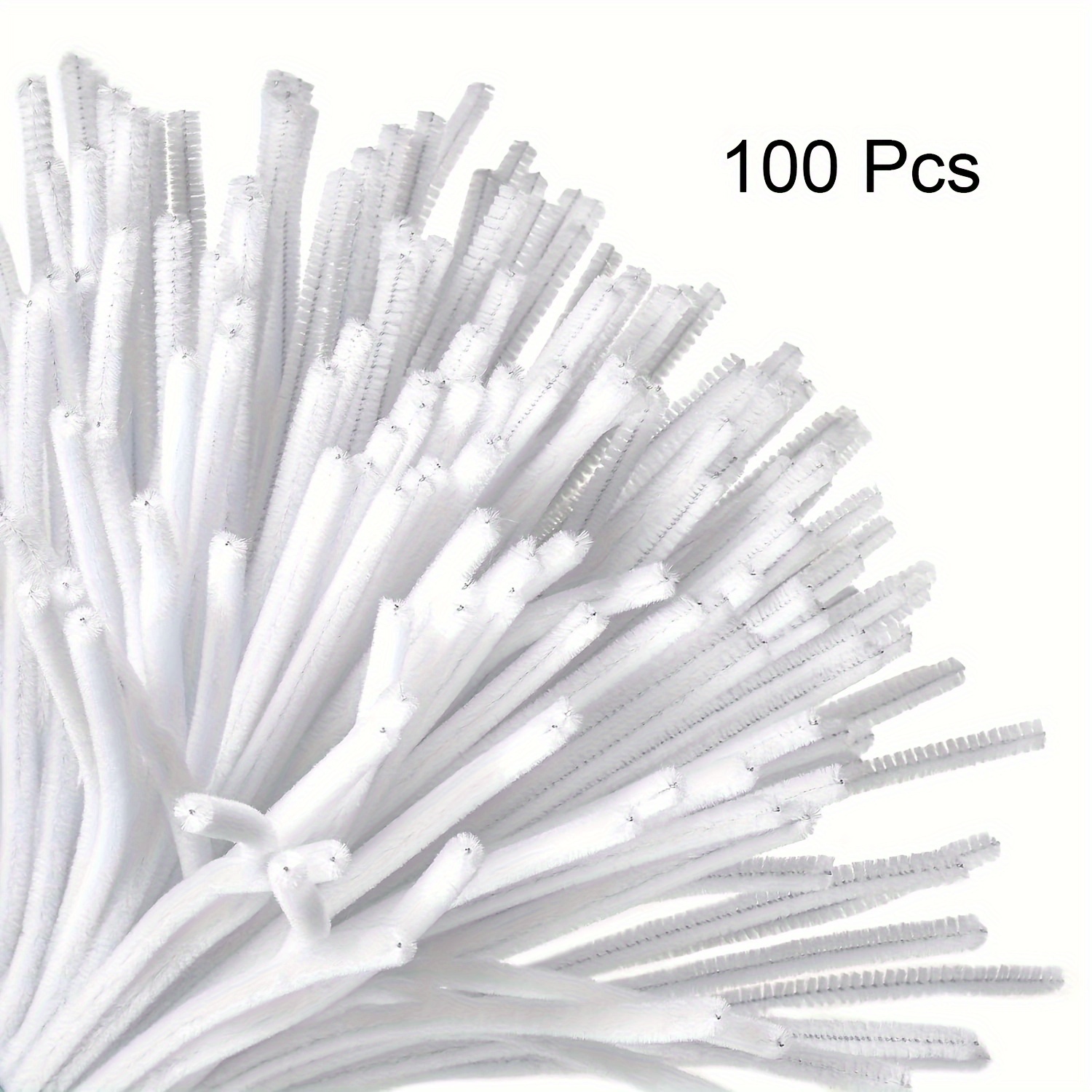 100 Pcs White Pipe Cleaners,Pi - Art Craft Things recension och pris