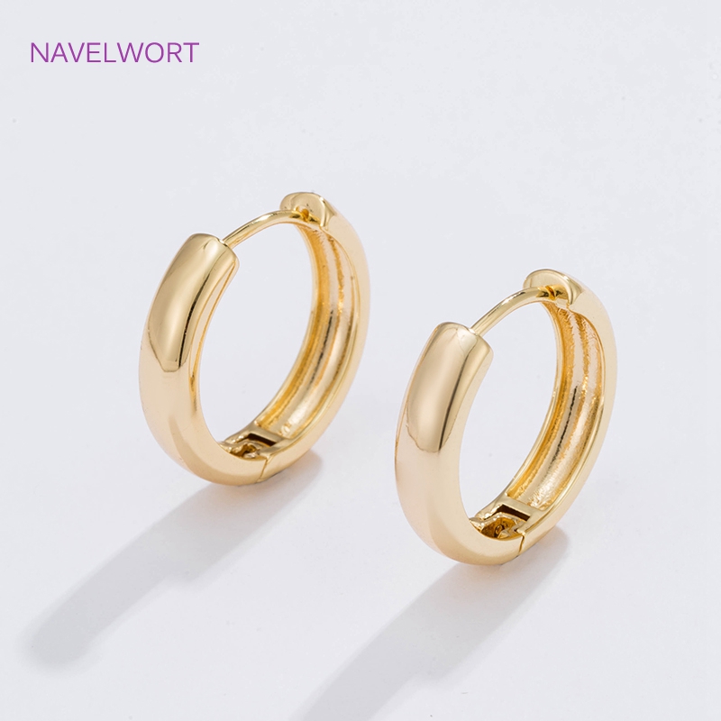 6 Sizes Gold Plated Circle Hoo - Art Craft Market recension och pris
