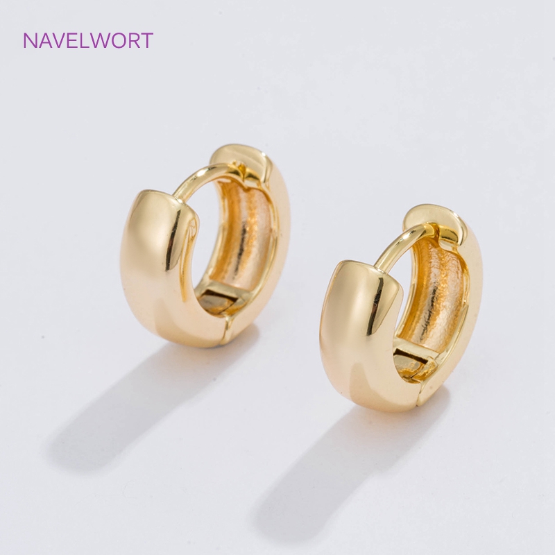 6 Sizes Gold Plated Circle Hoo - Art Craft Market recension och pris
