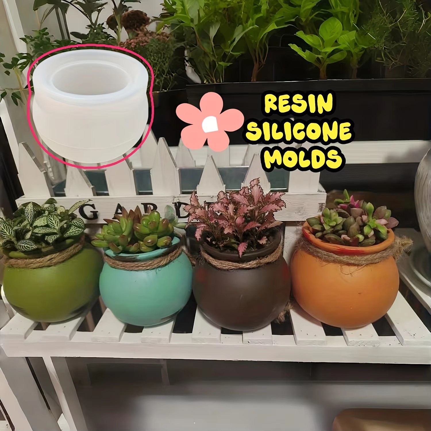 Silicone Flower Pot Molds, Res - Art Craft Things recension och pris