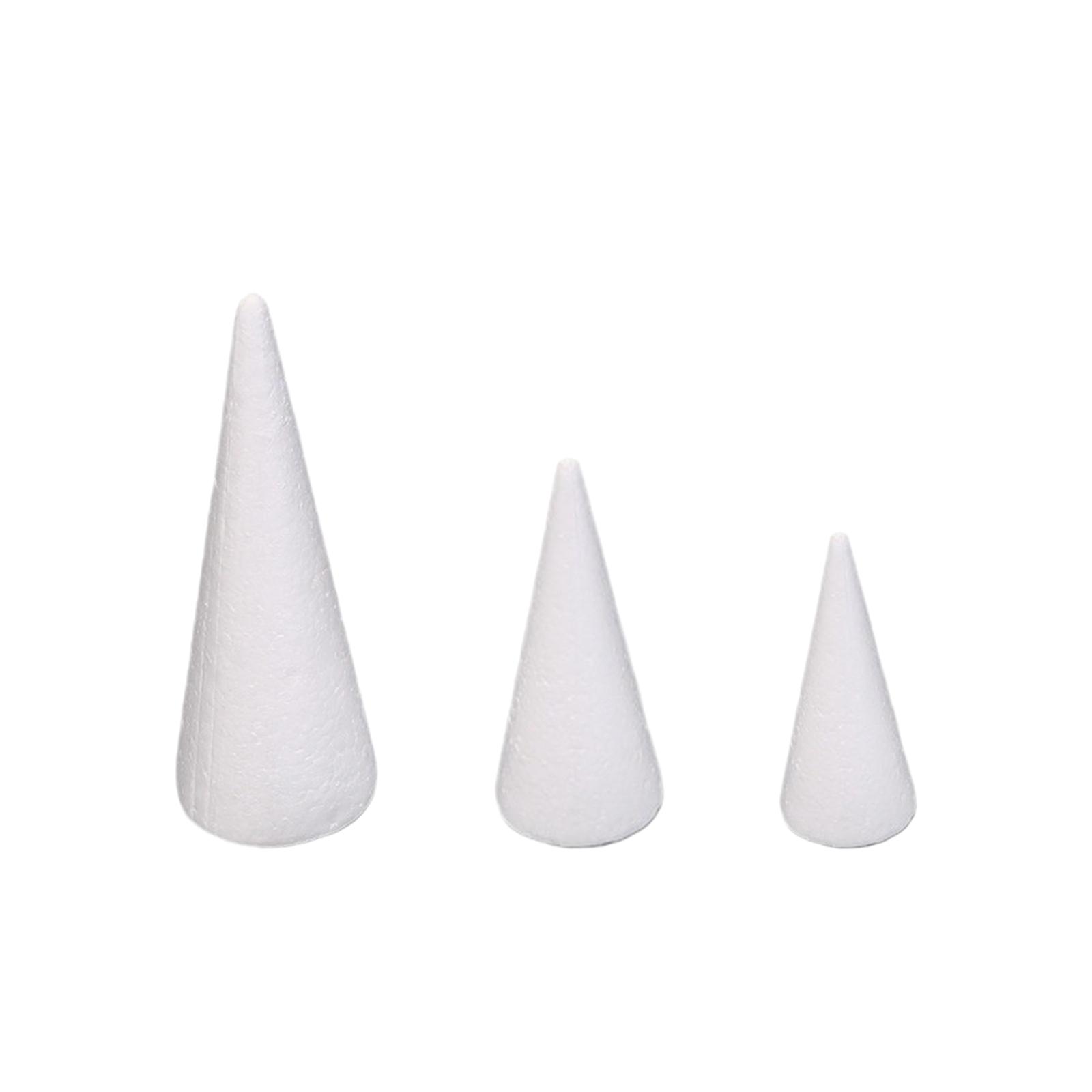 15Pcs Craft Foam Cones White P - Art Craft For Christmas recension och pris
