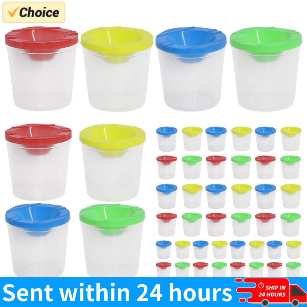Non-Spill Paint Cups with Colo - Art Craft Cup recension och pris