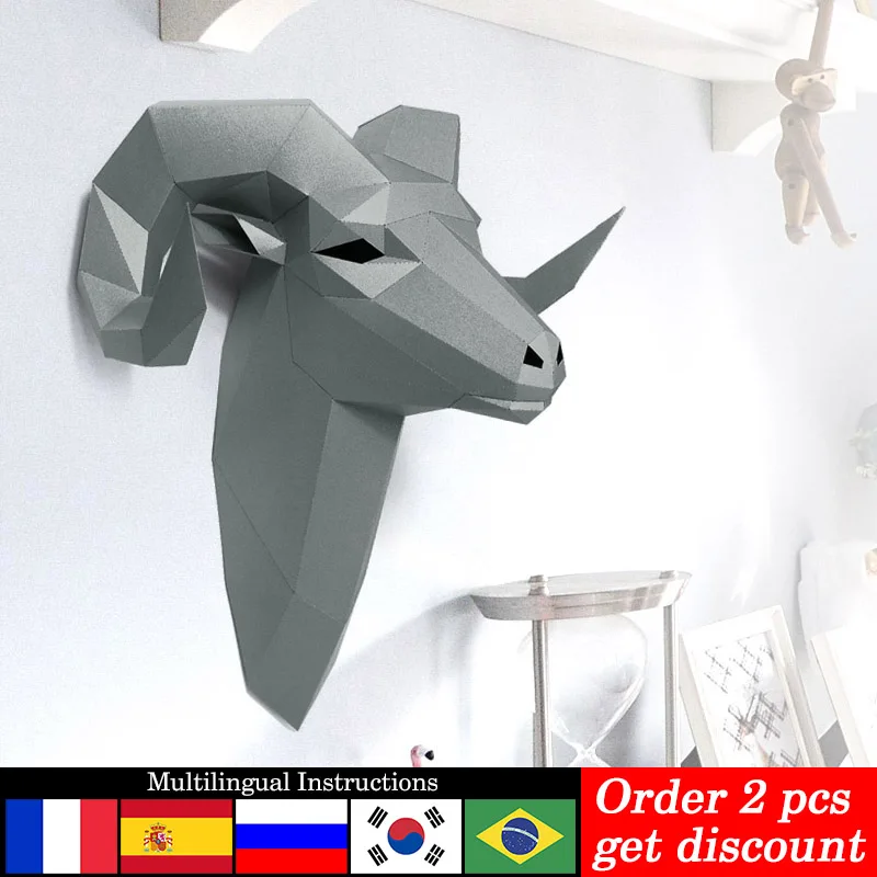 Pre-cut Bighorn Wild Sheep Ani - Art Craft Center recension och pris