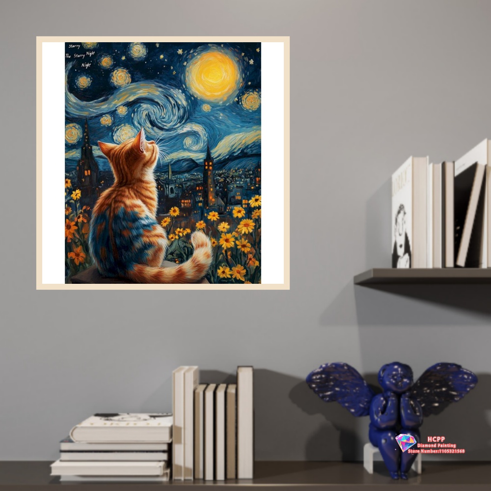 Cat Animal Diamond Painting Ki - Art Craft Night recension och pris