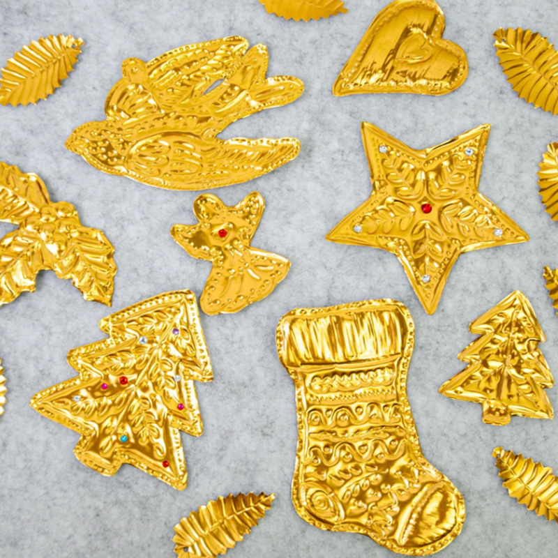 DIY Gold Foil Art Relief Chris - Art Craft For Christmas recension och pris