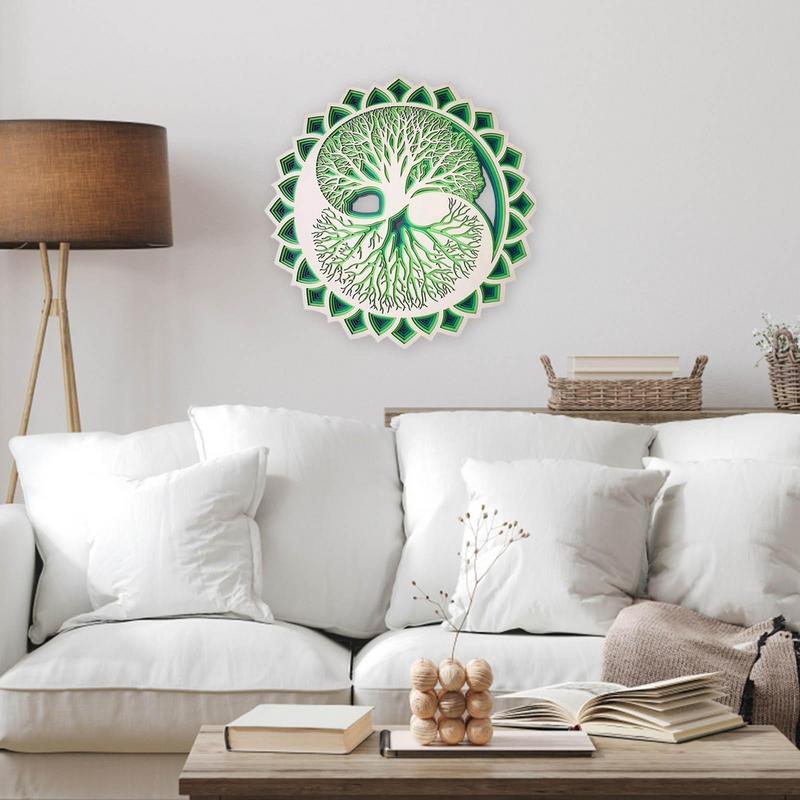 Wood Wall Art With Trees Art D - Art Craft Meaning recension och pris