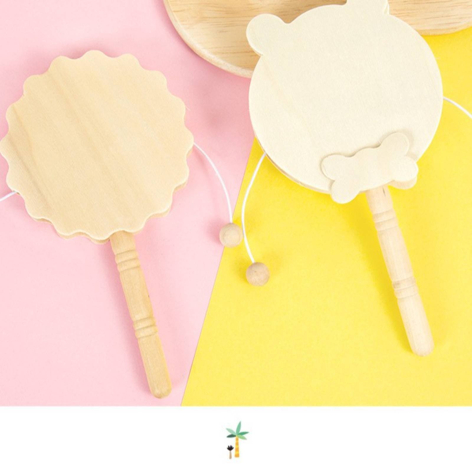 DIY Wooden Rattle Drum Even-Su - Art Craft Workshop recension och pris