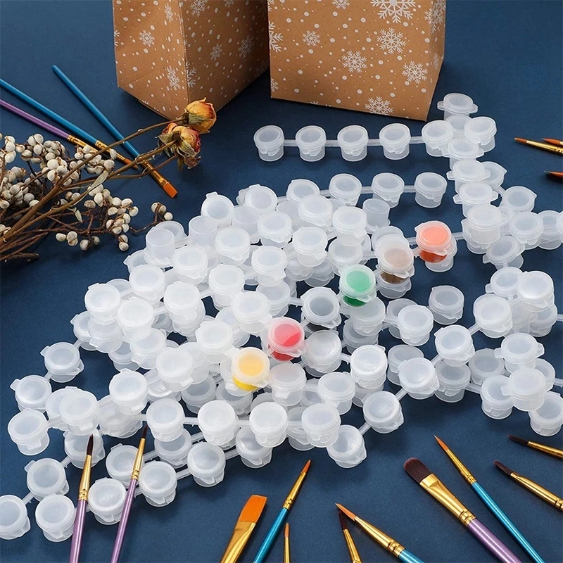 10strips 60pots Empty Paint St - Art Craft Cup recension och pris