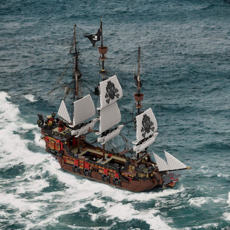 2405pcs MOC Pirates Battleship - Art Craft Gift Ideas recension och pris
