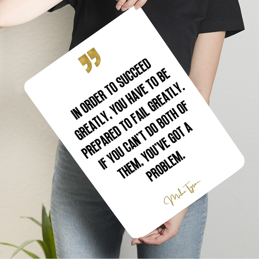 Inspirational Quote Metal Wall - Art Craft Quotes recension och pris
