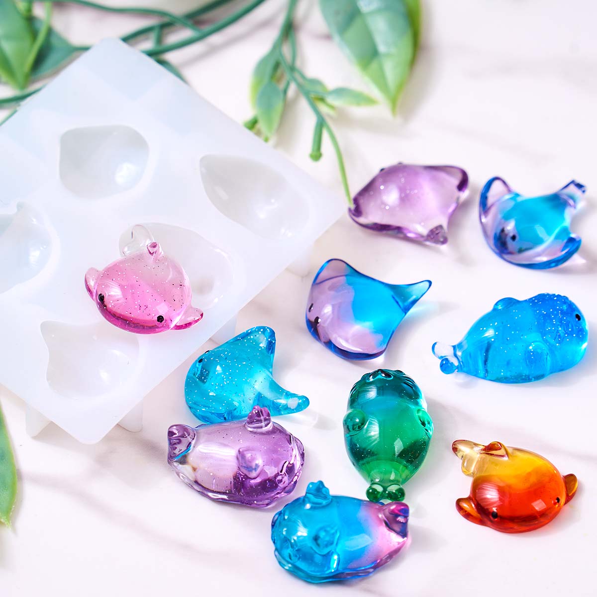3D Healing Kawaii Manta Ray Wh - Art Craft Model recension och pris