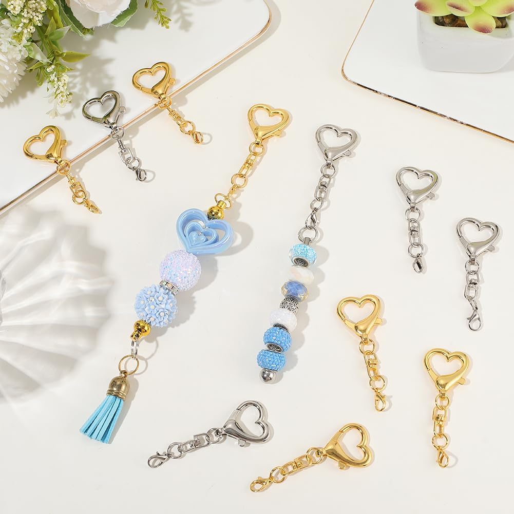 5/15/30Pcs Heart Shaped Swivel - Art Craft Market recension och pris