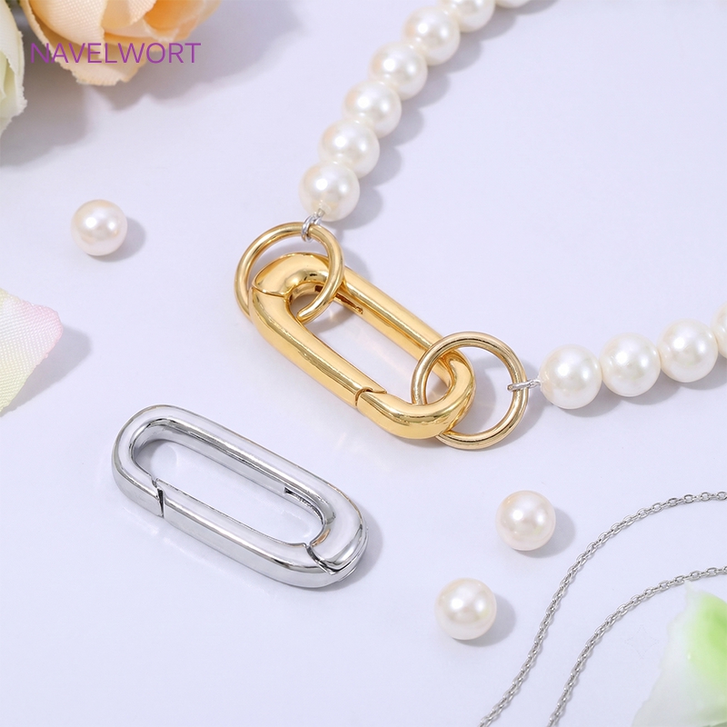 1/2/4Pcs 18K Gold Plated Oval  - Art Craft Market recension och pris