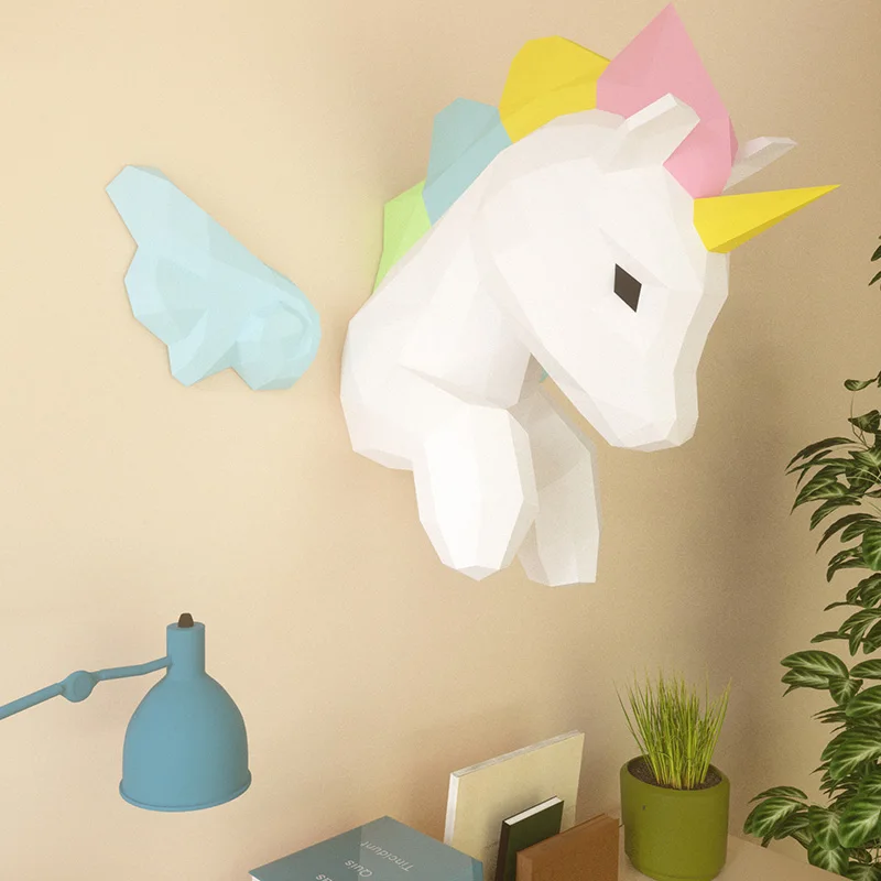 Rainbow Unicorn Animal Wall De - Art Craft Center recension och pris