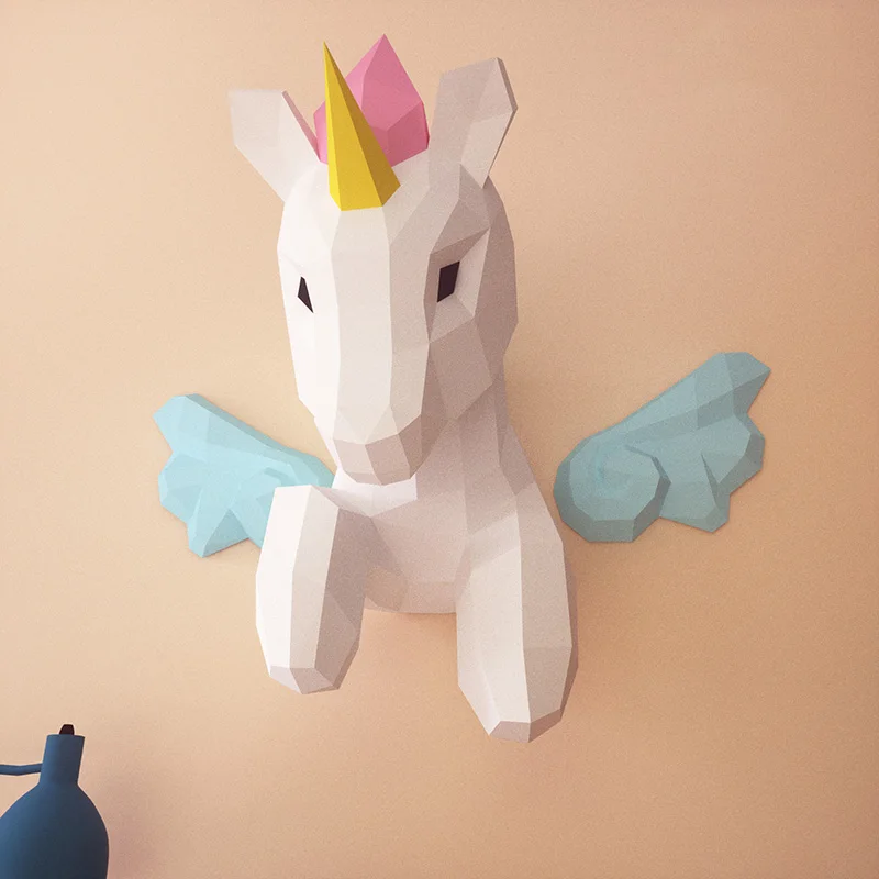 Rainbow Unicorn Animal Wall De - Art Craft Center recension och pris