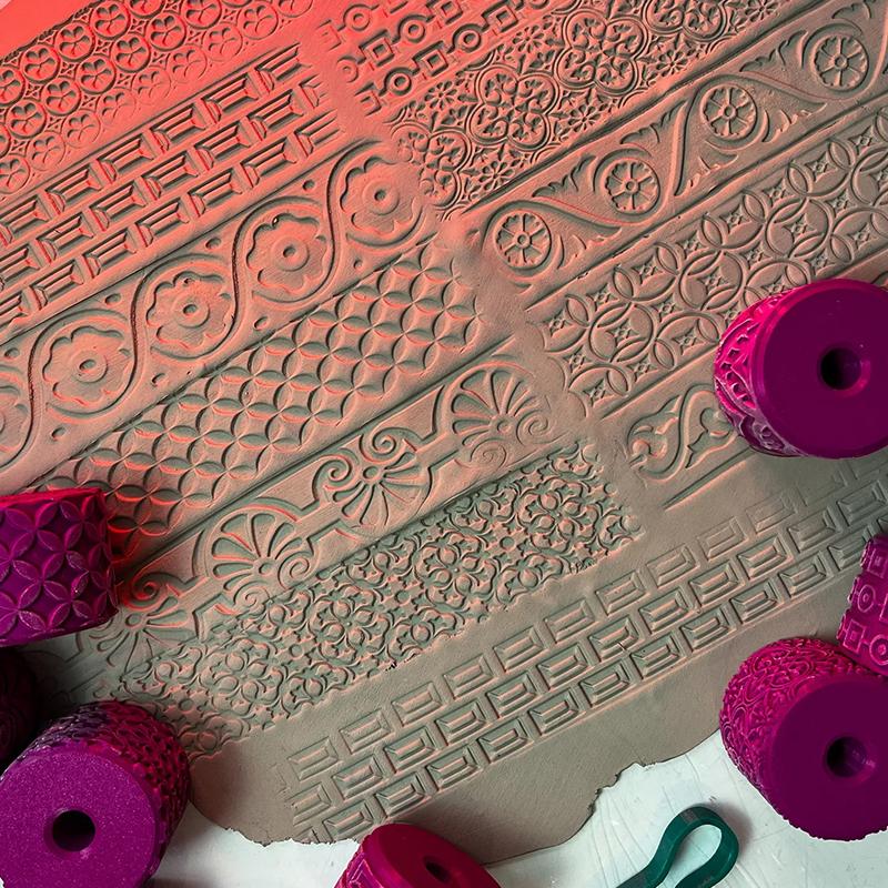 Ceramic Texture Wheel for Clay - Art Craft Workshop recension och pris