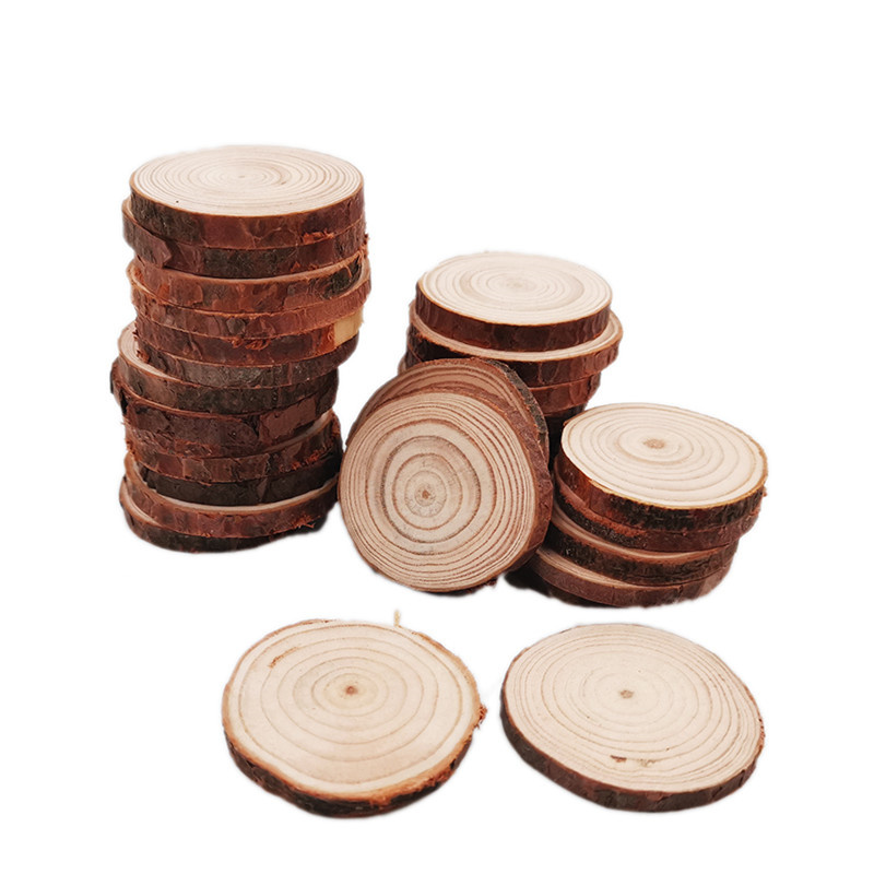 Unfinished Wood Slices Discs C - Art Craft For Christmas recension och pris