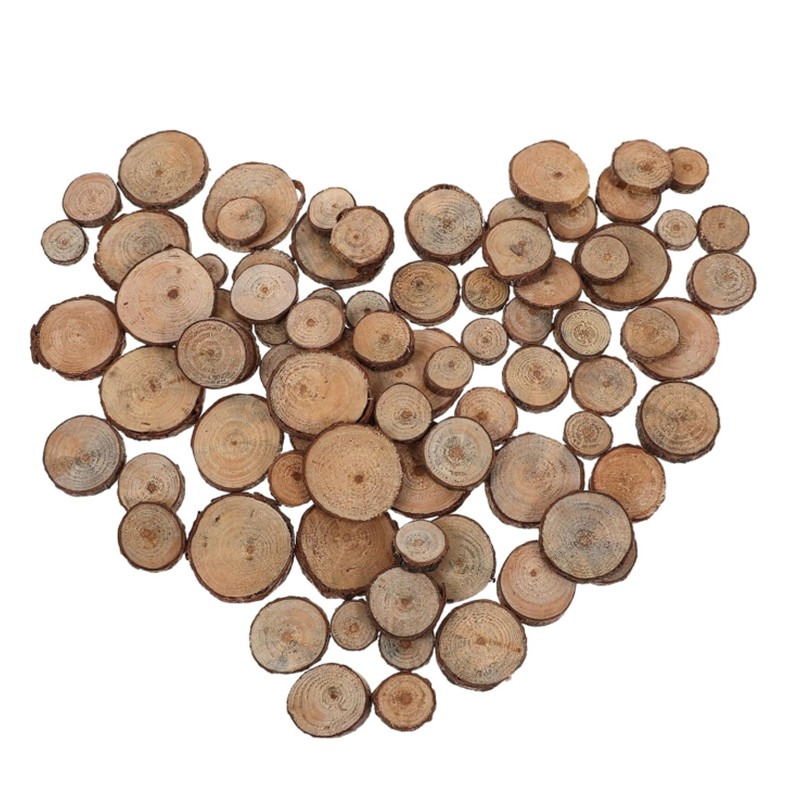 Unfinished Wood Slices Discs C - Art Craft For Christmas recension och pris