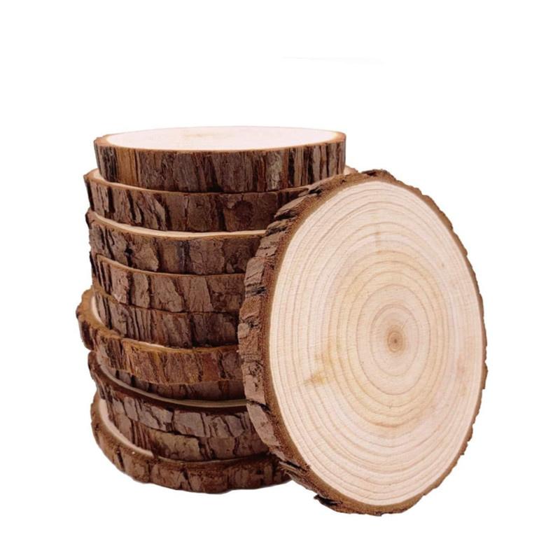 Unfinished Wood Slices Discs C - Art Craft For Christmas recension och pris