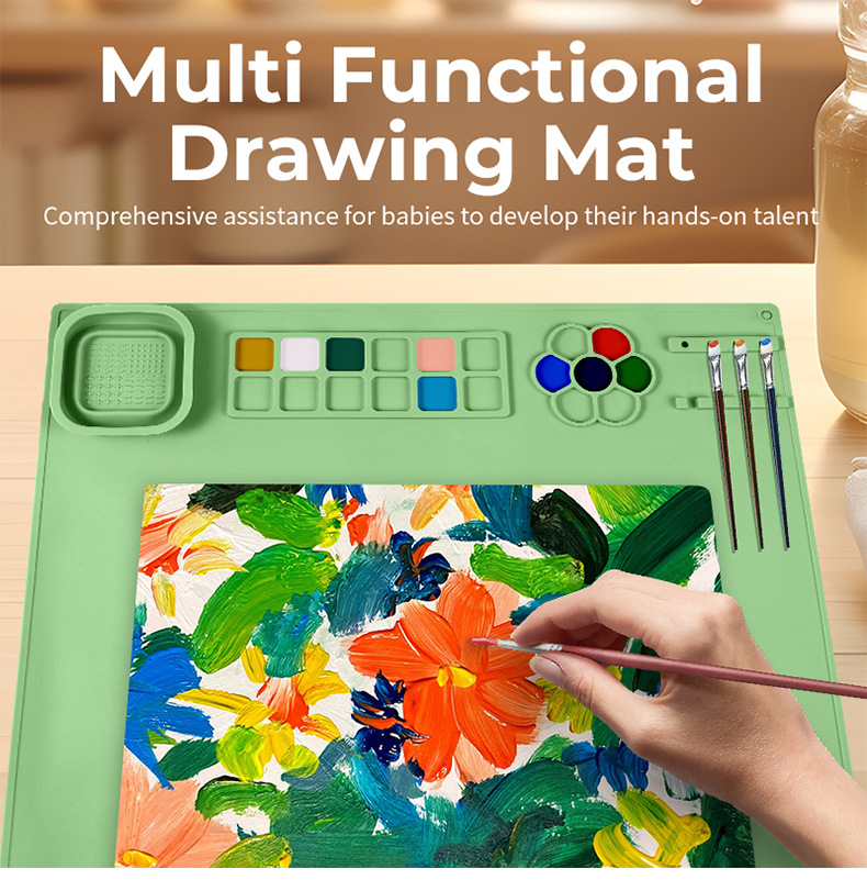 Portable Silicone Painting Mat - Art Craft Cup recension och pris