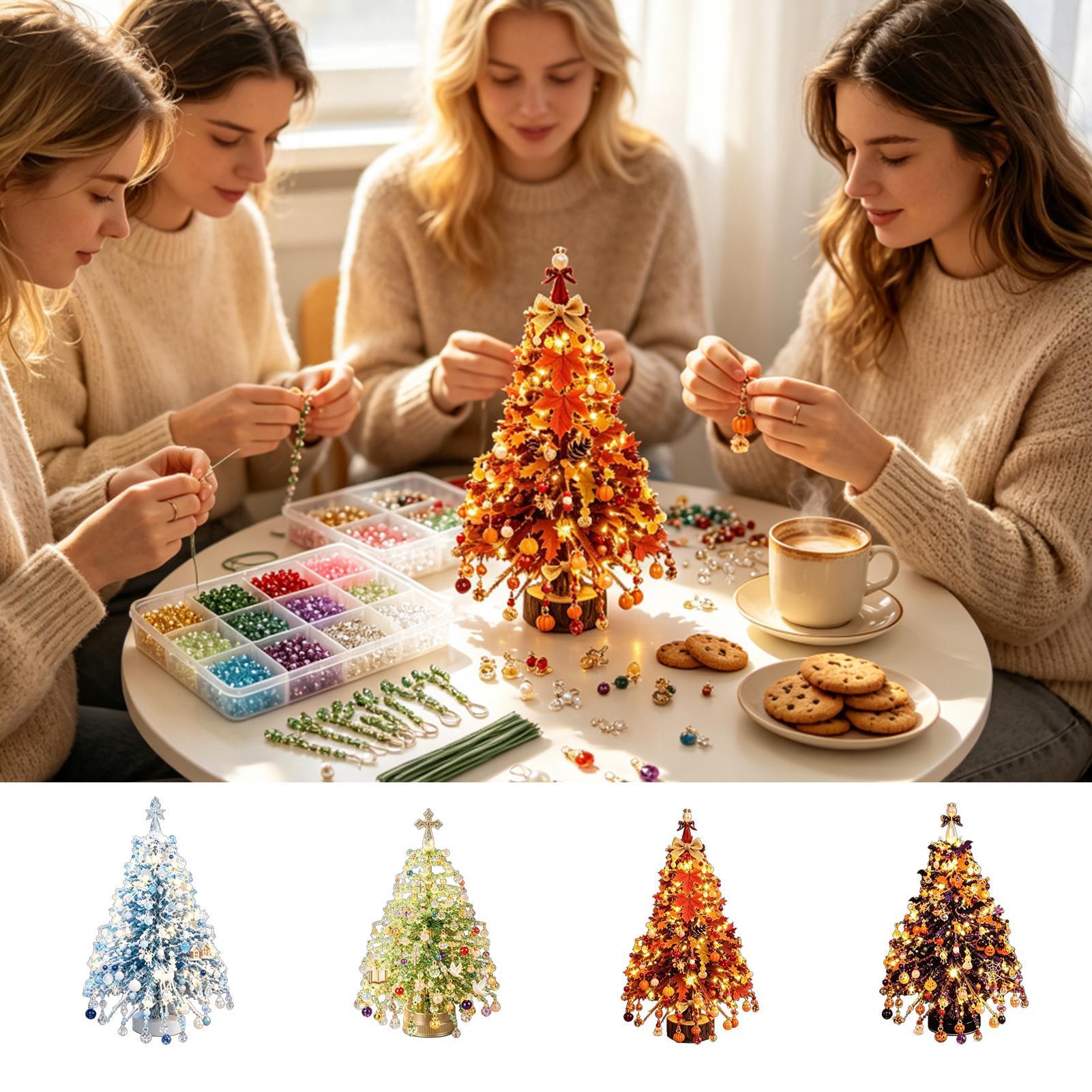 Beaded Christmas Tree Kit Fair - Art Craft For Christmas recension och pris
