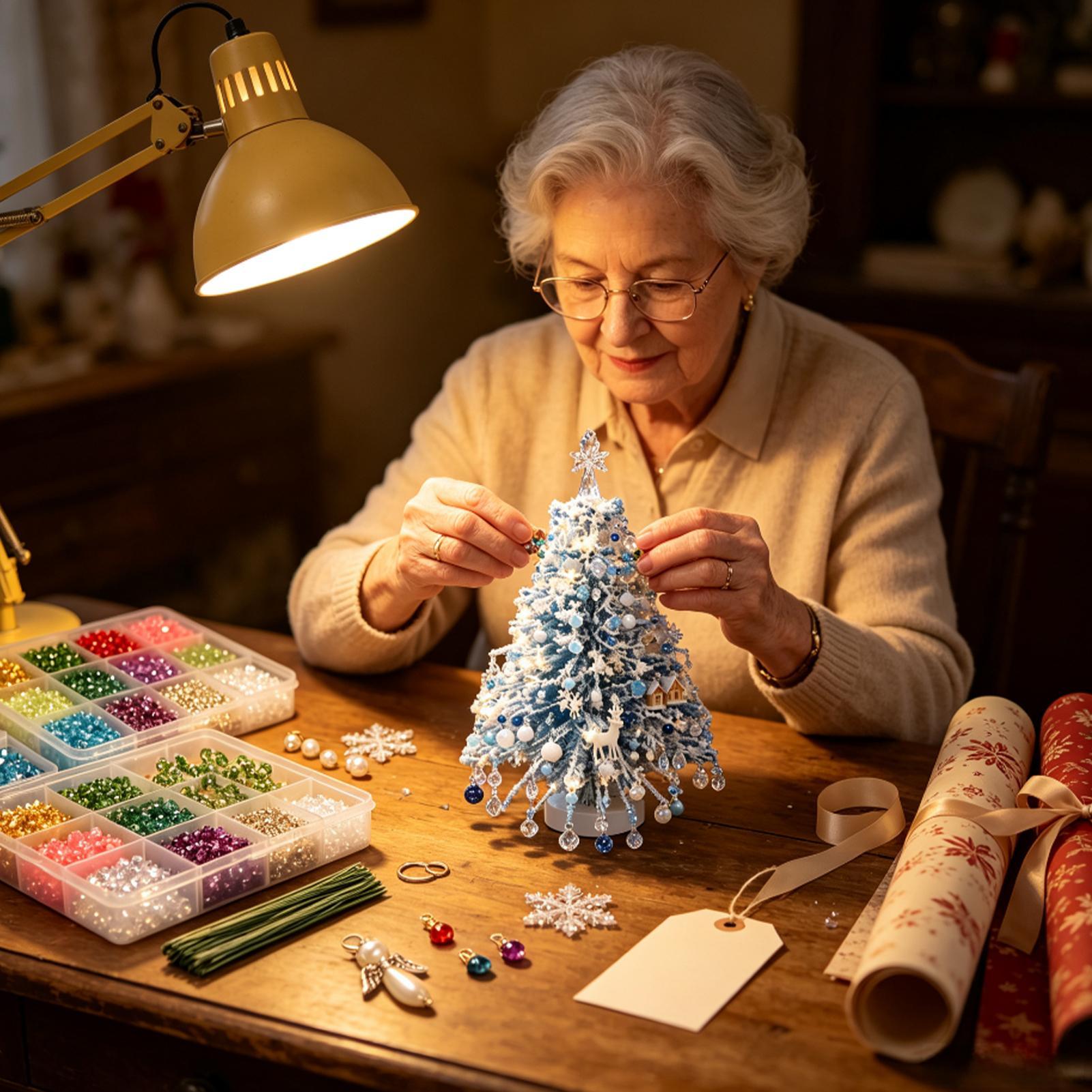 Beaded Christmas Tree Kit Fair - Art Craft For Christmas recension och pris