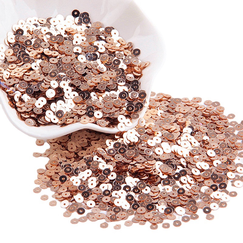 Champagne Sequin 3mm -10mm Gli - Art Craft Cup recension och pris