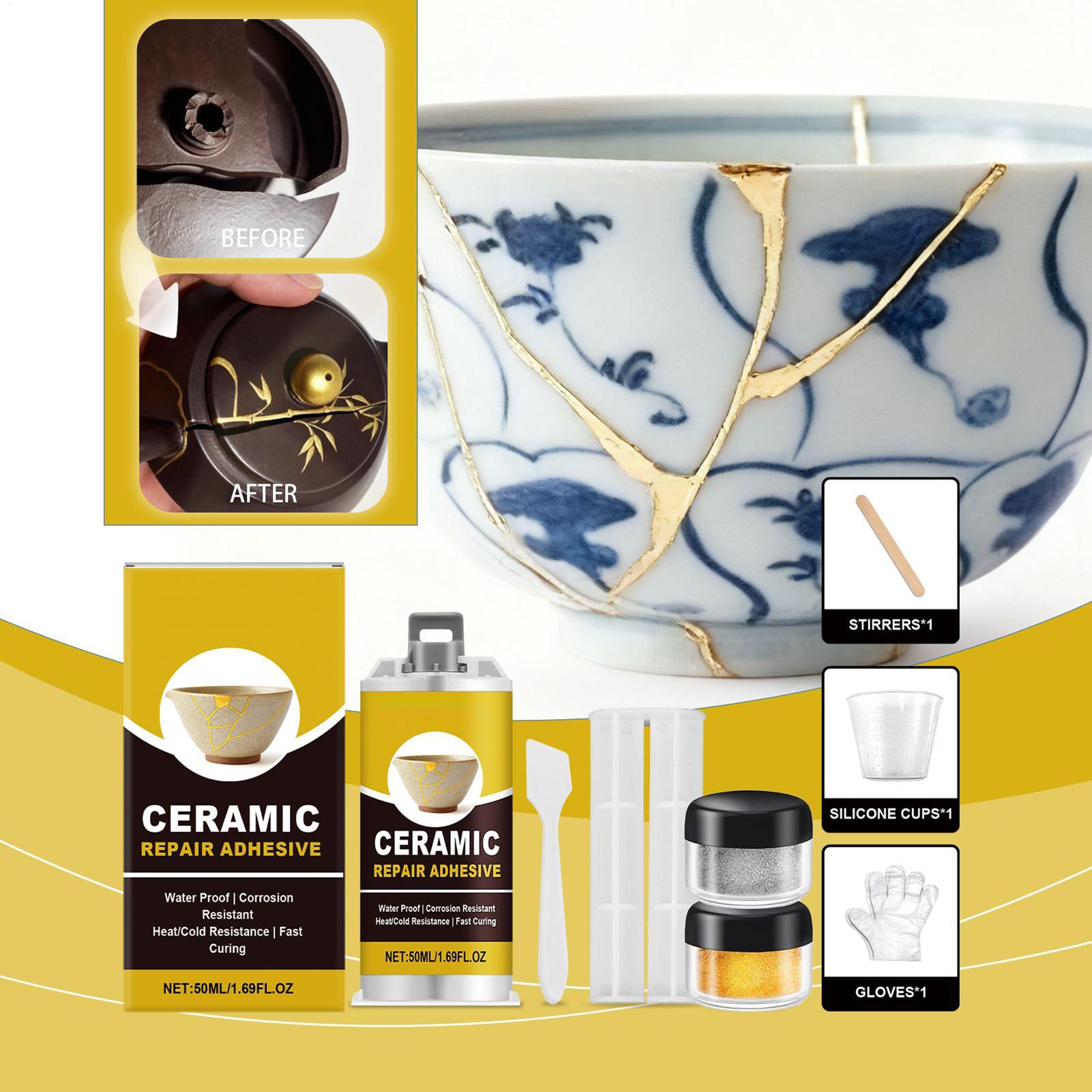 Kintsugi Repair Kit Gold Ceram - Art Craft Workshop recension och pris