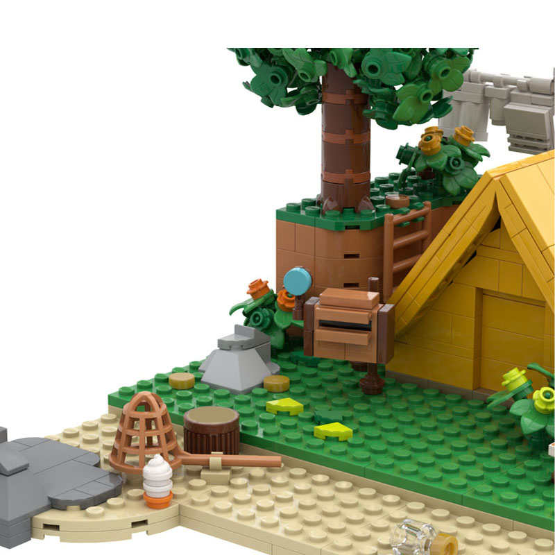 909pcs MOC Animal Crossing Vil - Art Craft Village recension och pris