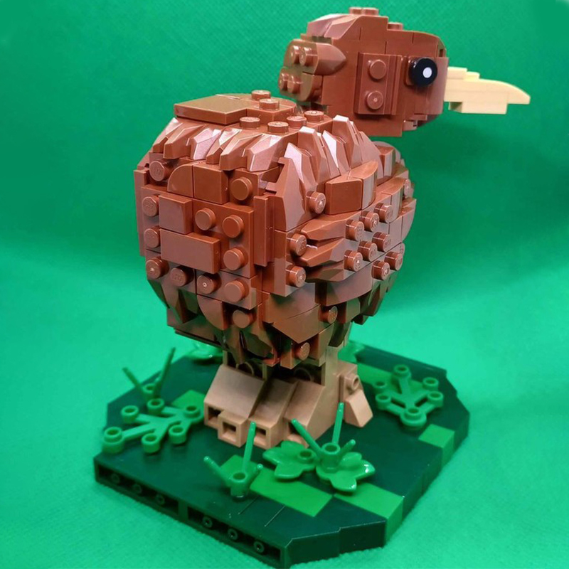 355pcs MOC Sculptures Kiwi Mod - Art Craft Gift Ideas recension och pris
