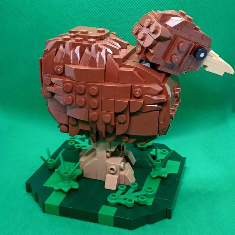 355pcs MOC Sculptures Kiwi Mod - Art Craft Gift Ideas recension och pris