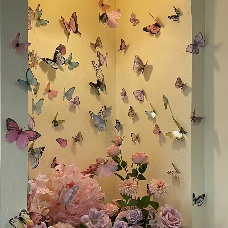 12pcs 3D Butterfly Wall Sticke - Art Craft Event recension och pris