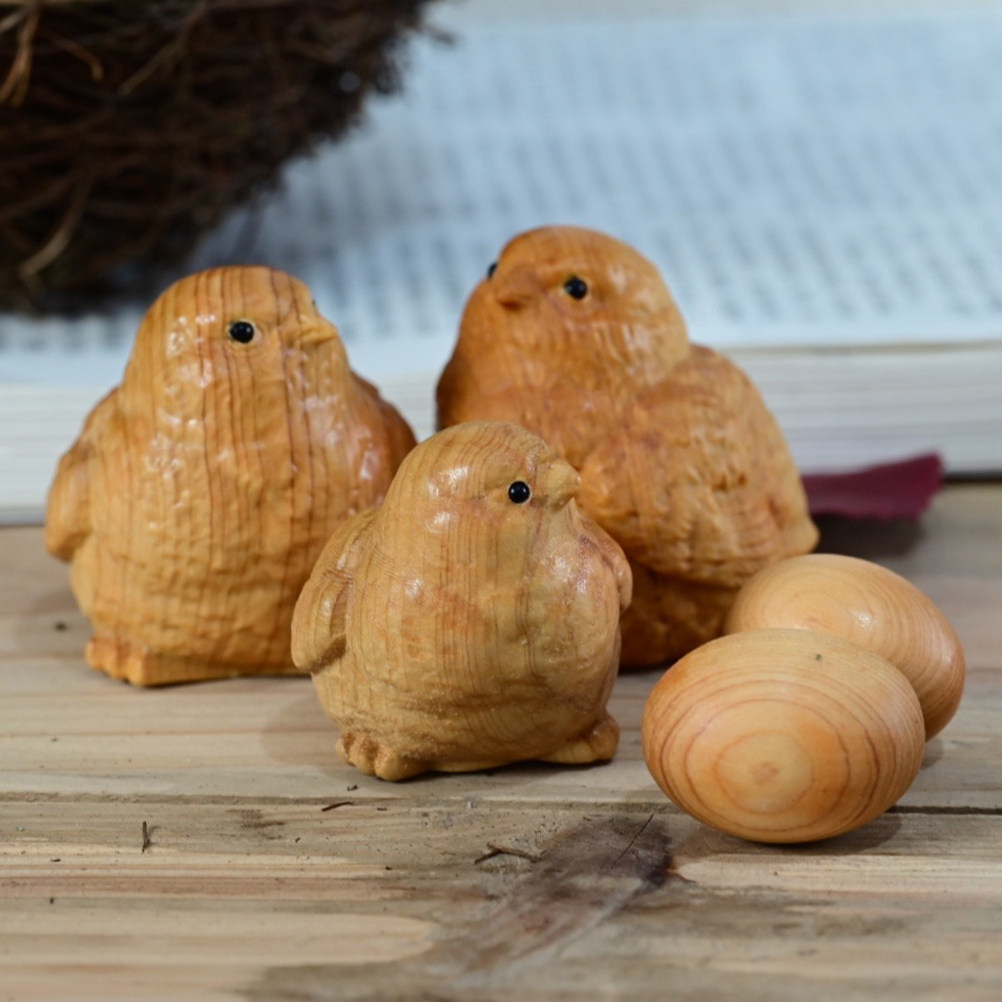 1Set Small Chick Sculpture Nat - Art Craft Gift Ideas recension och pris