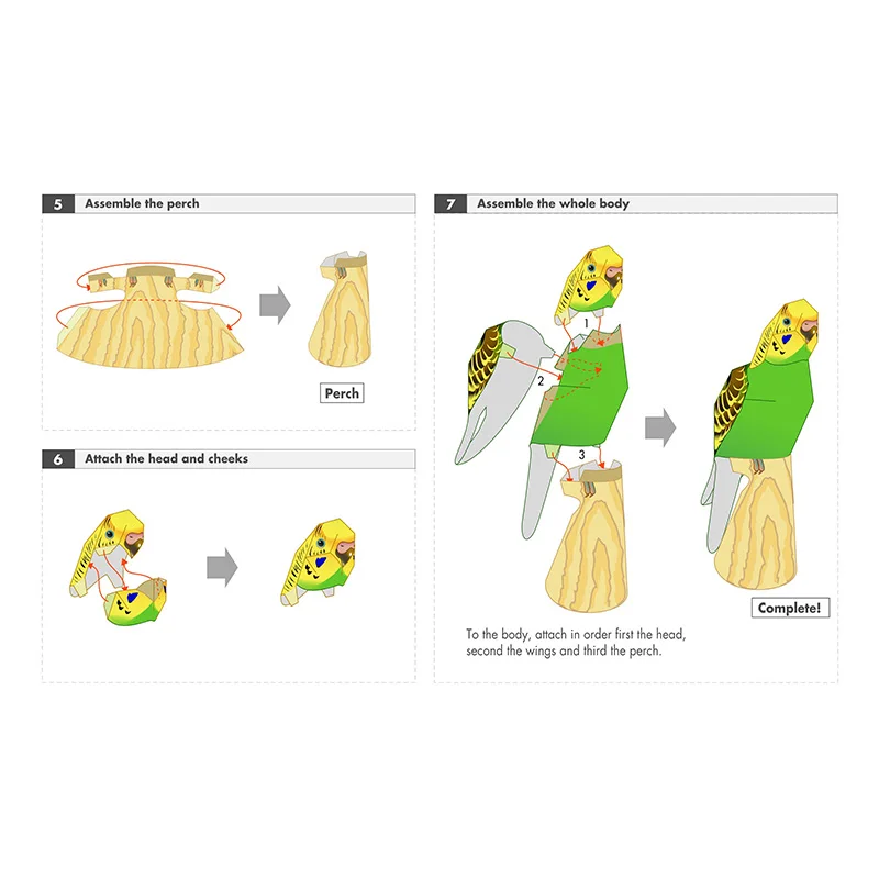 Budgerigar Parrot Bird Handmad - Art Craft Center recension och pris