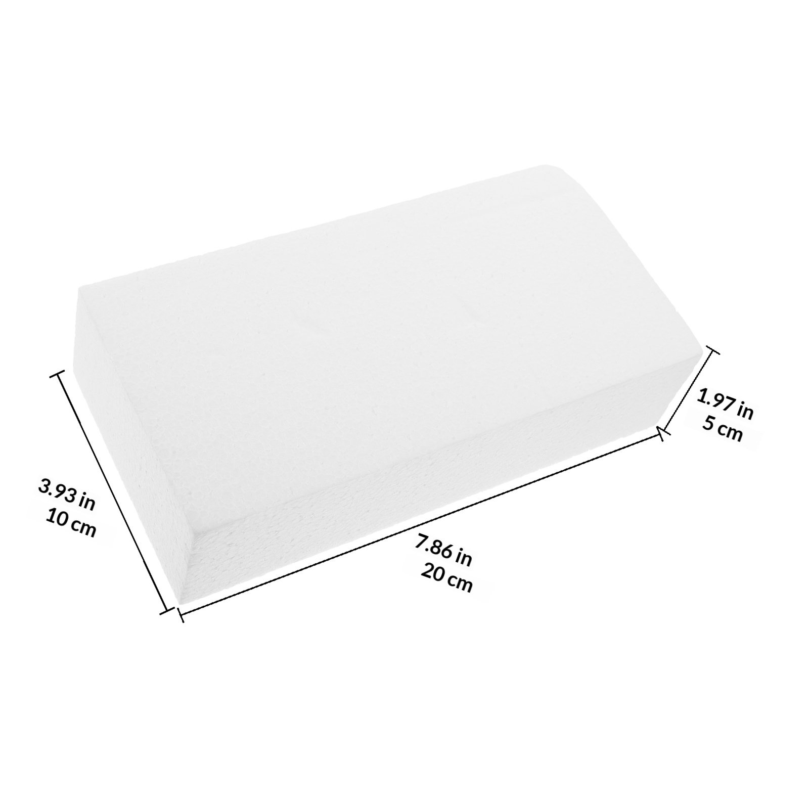 4Pcs Premium White Foam Blocks - Art And Craft Valentine recension och pris