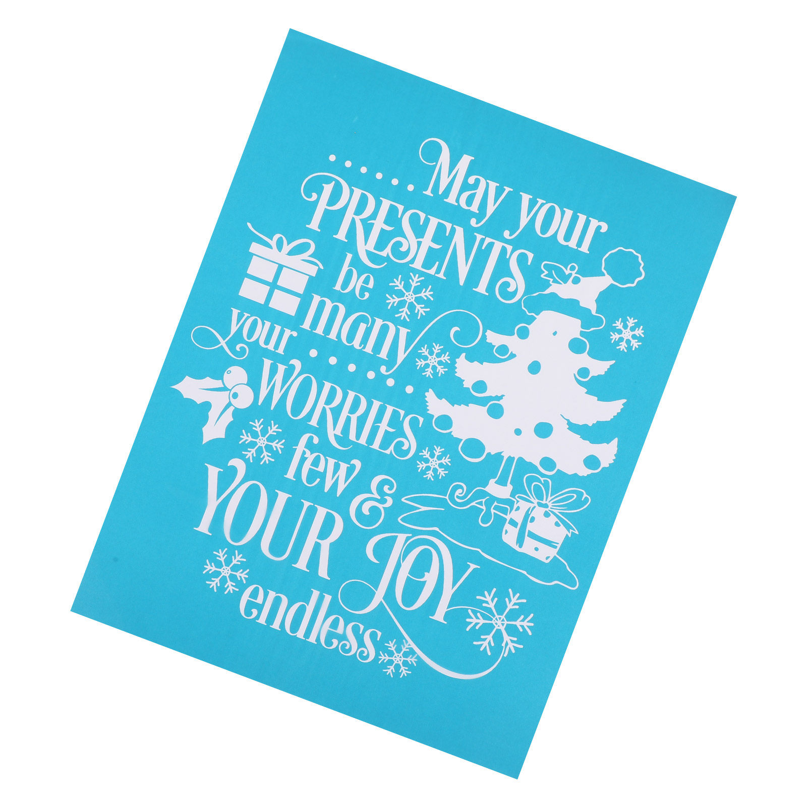 Christmas Self Adhesive Stenci - Art Craft For Christmas recension och pris