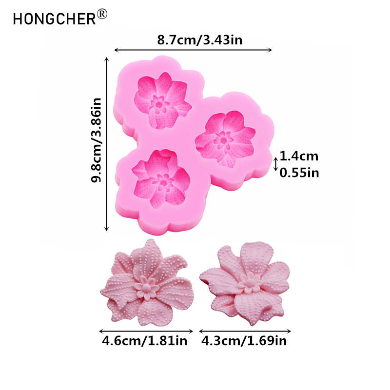 Polka Dot Floral Rose Silicone - Art Craft Model recension och pris