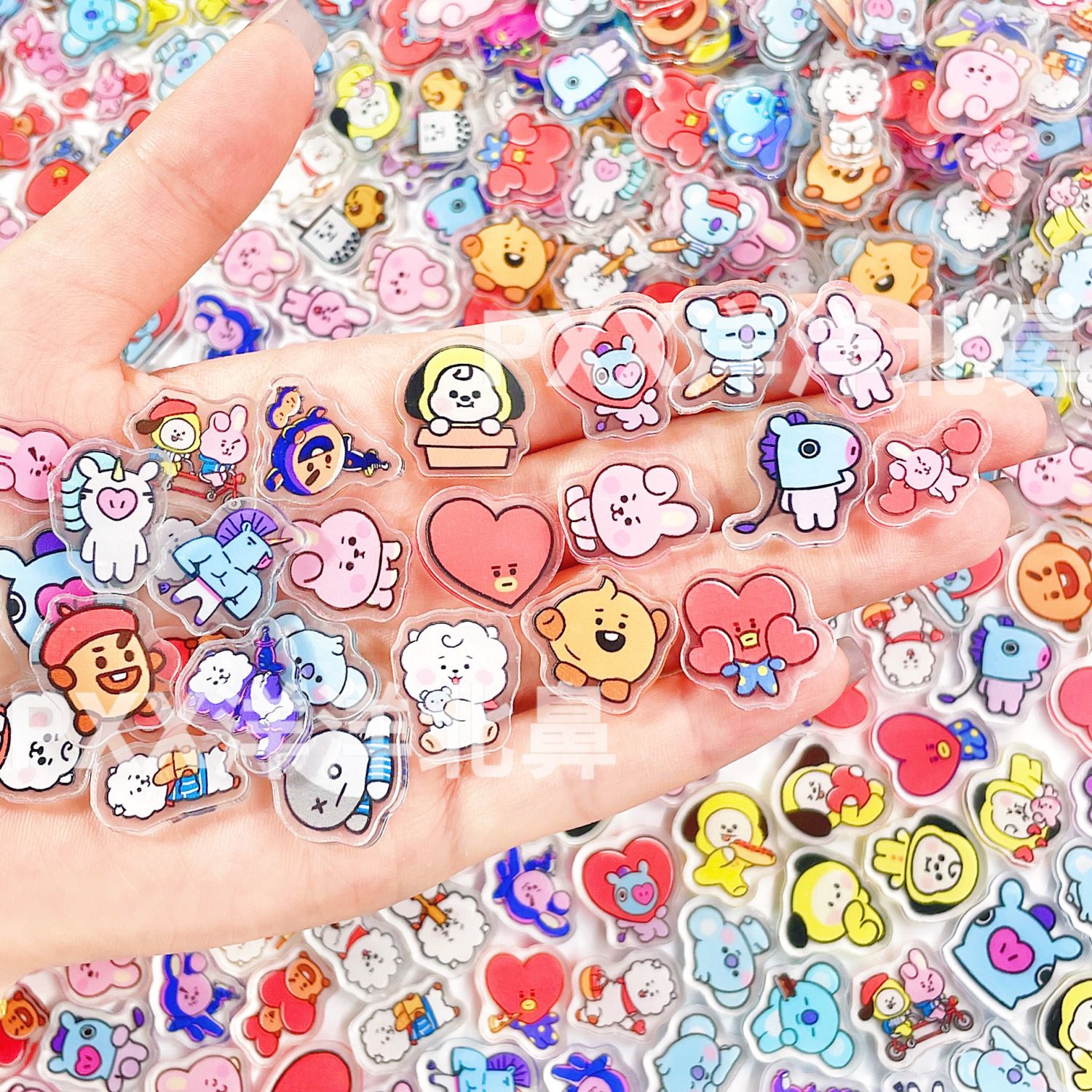 100pcs BT21 BTS single-layer 2 - Art Craft Market recension och pris