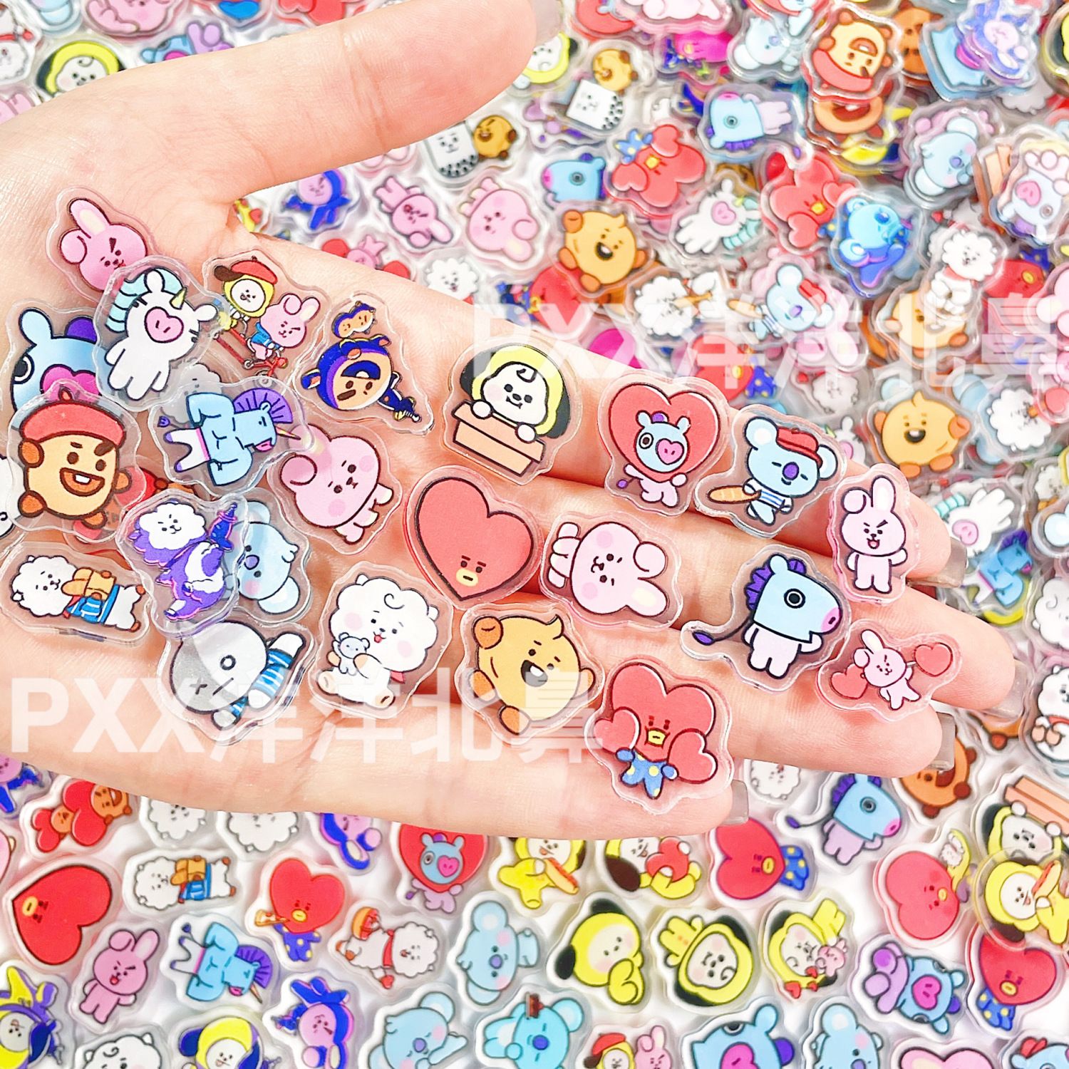 100pcs BT21 BTS single-layer 2 - Art Craft Market recension och pris