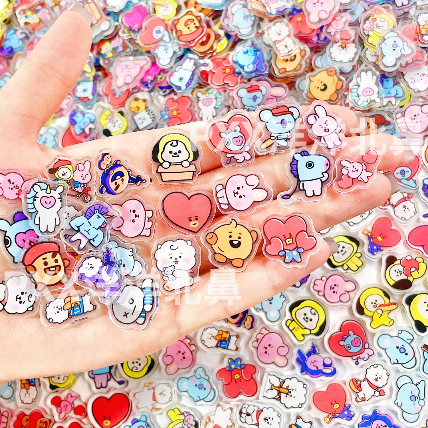 100pcs BT21 BTS single-layer 2 - Art Craft Market recension och pris