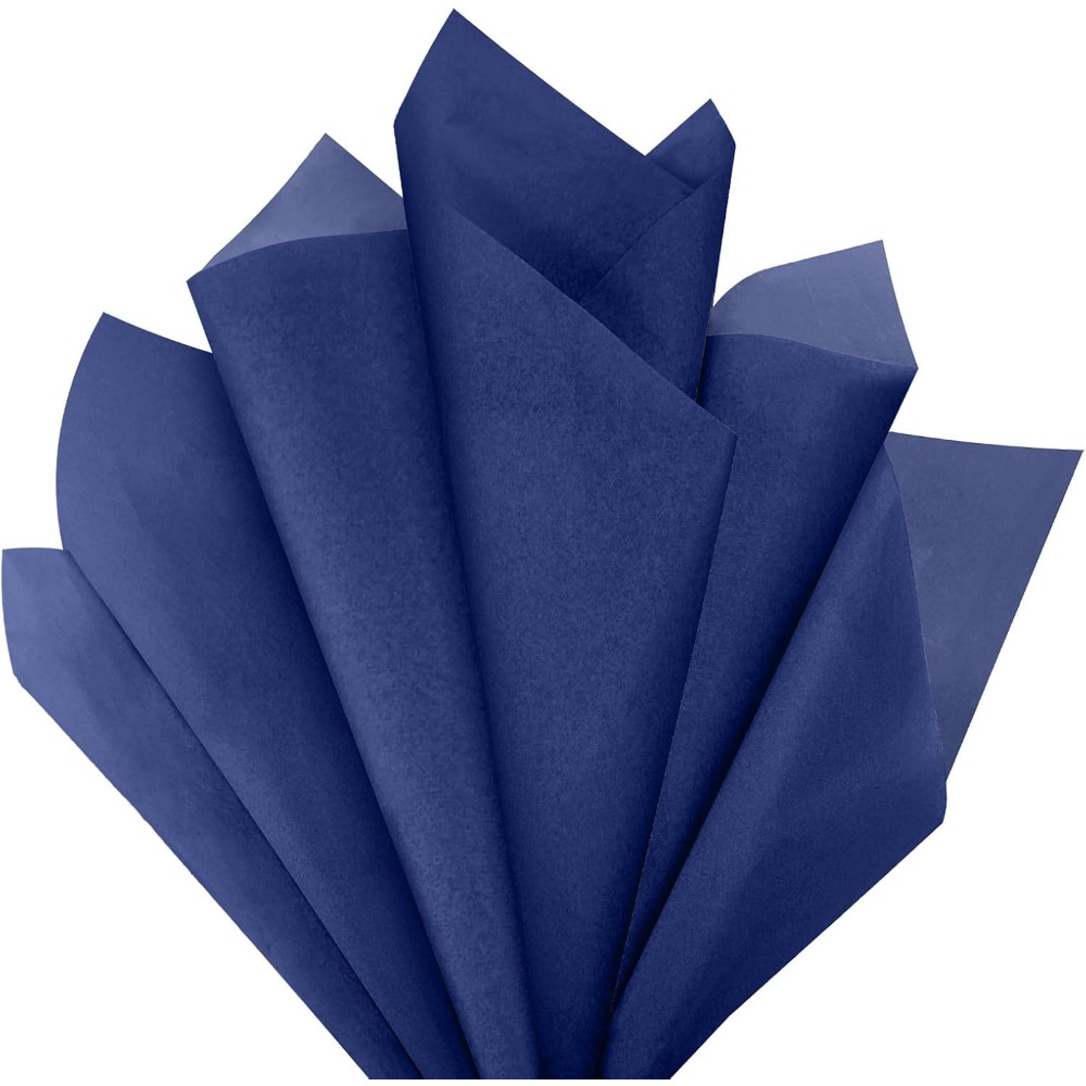 120 Sheets Navy Blue Tissue Pa - Art Crafts recension och pris