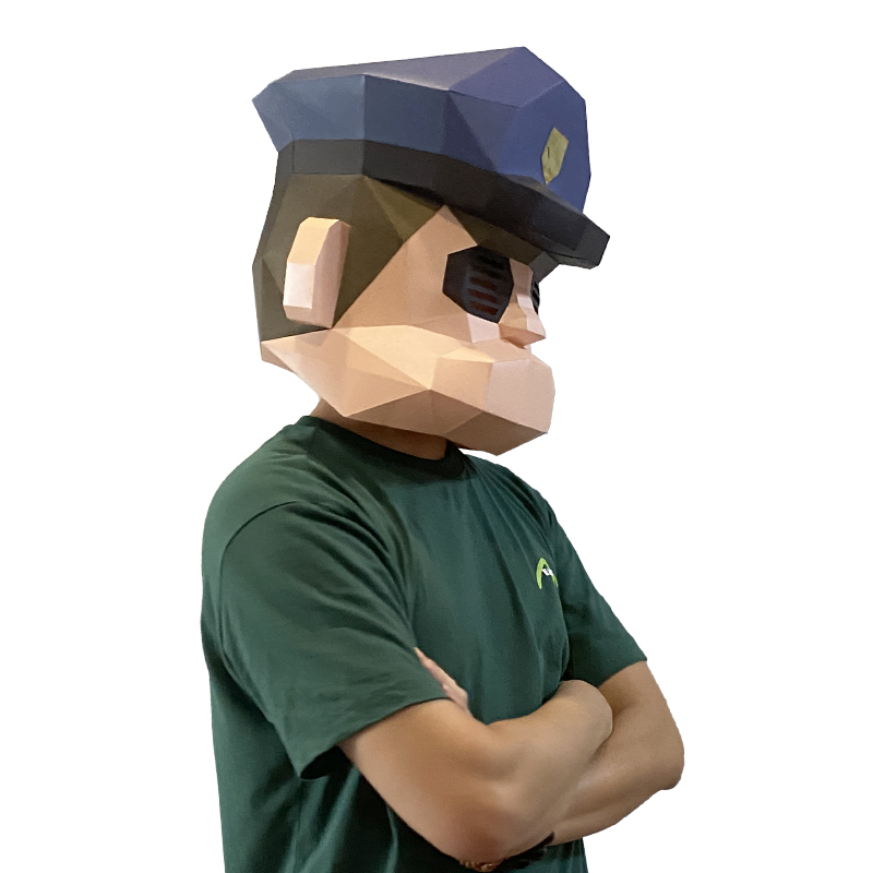 Cartoon Police Mask Paper Mode - Art Craft Center recension och pris