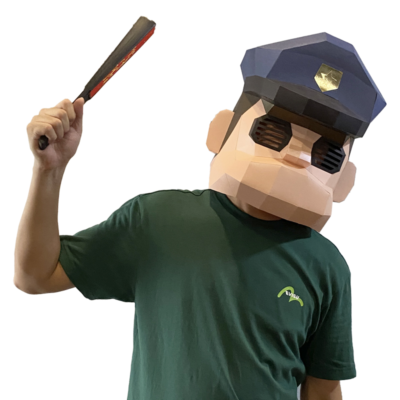 Cartoon Police Mask Paper Mode - Art Craft Center recension och pris