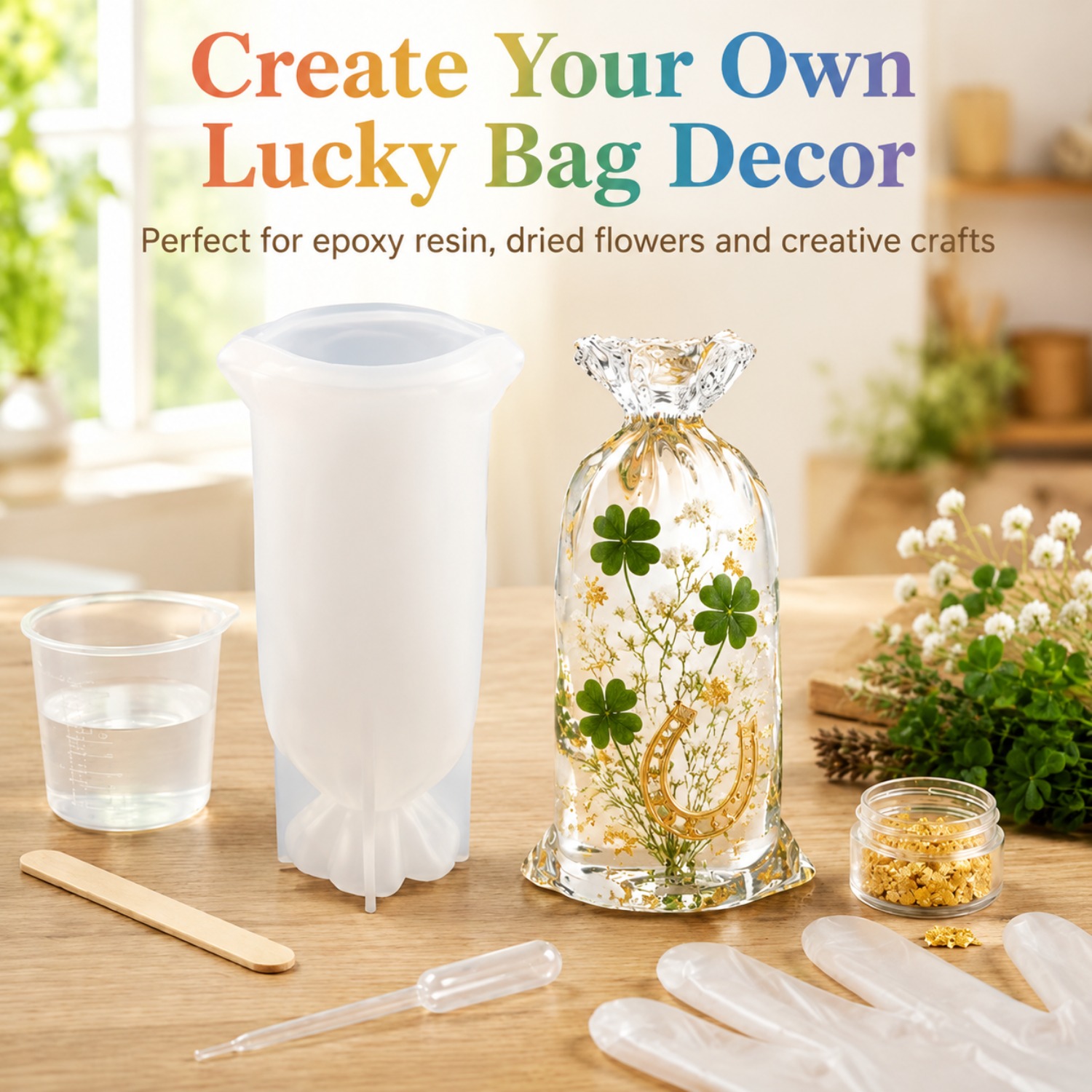 Lucky Bag Resin Silicone Mould - Art Craft Bag recension och pris