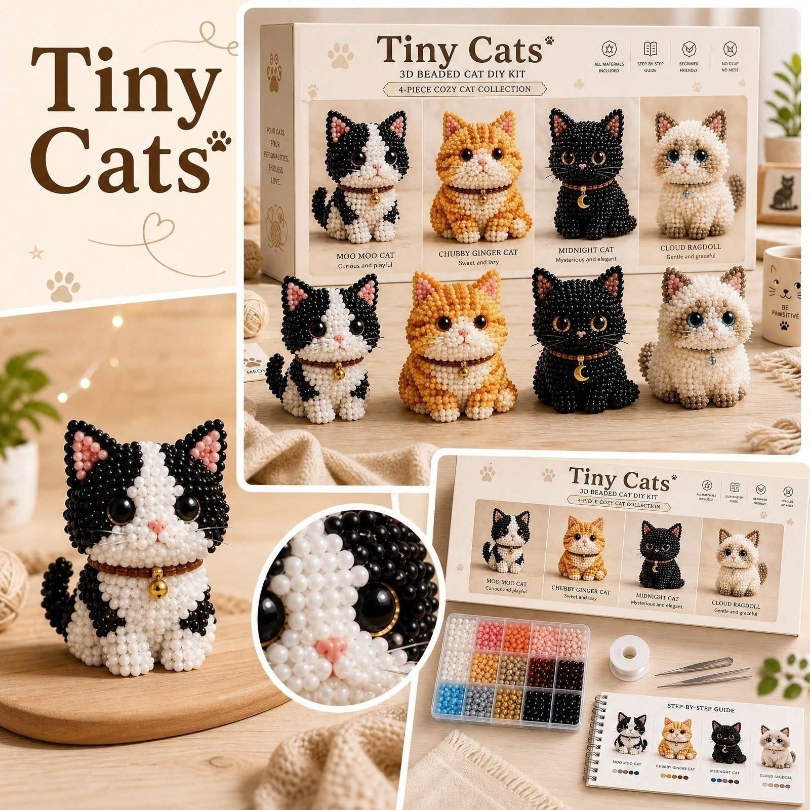 Tiny Beads 3D Beaded Animal Ki - Art Craft Event recension och pris