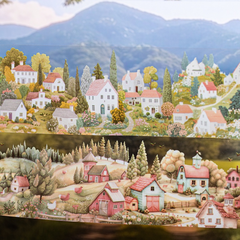 6 Rolls 6Cm×200Cm Village Them - Art Craft Village recension och pris
