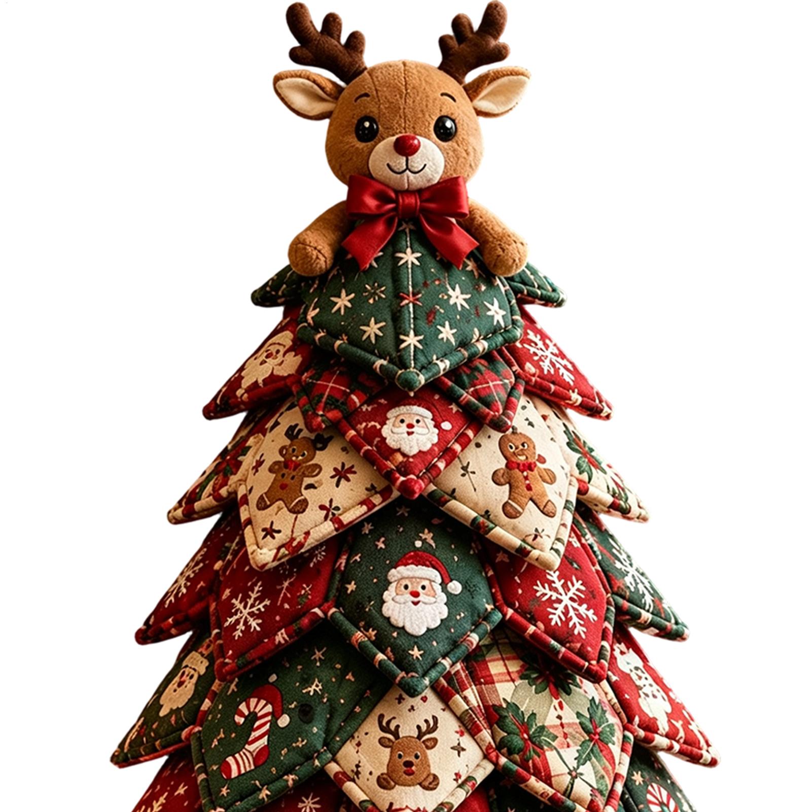 Christmas Quilted Fabric Tree  - Art Craft For Christmas recension och pris