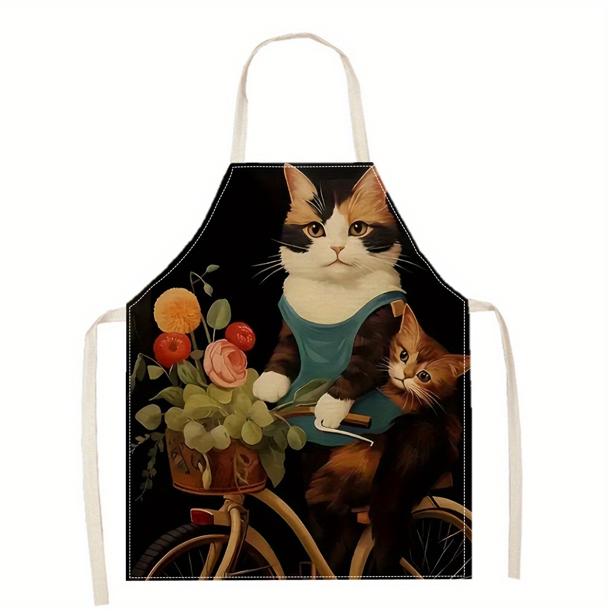 Linen Apron Funny Cat Sunglass - Art Craft Gift Ideas recension och pris