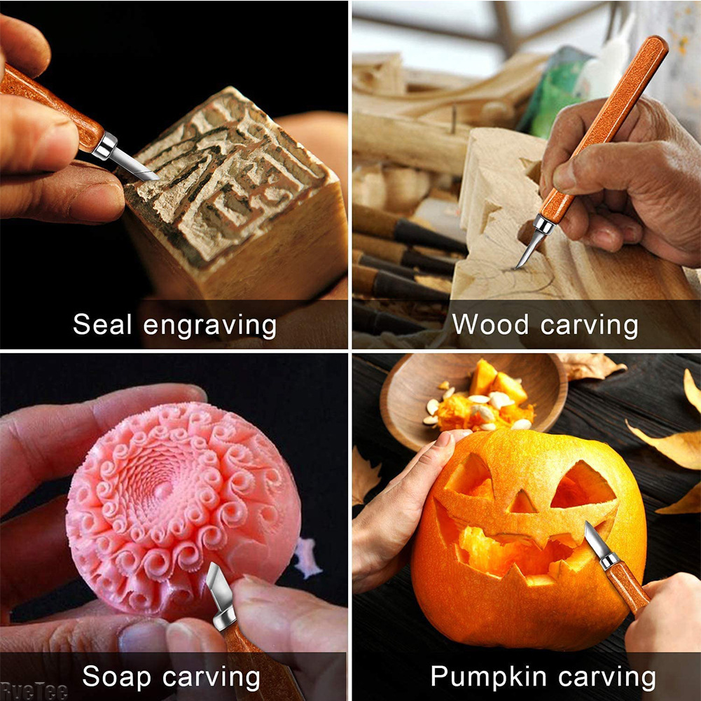 12Pcs SK2 Woodworking Carving  - Art Craft Bag recension och pris
